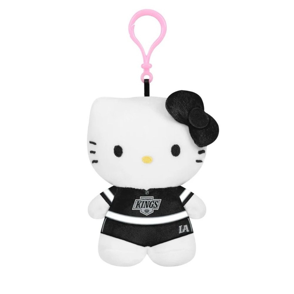 LA Kings Hello Kitty LE plush bag clip / SOLD OUT / NEW with tags / cross posted